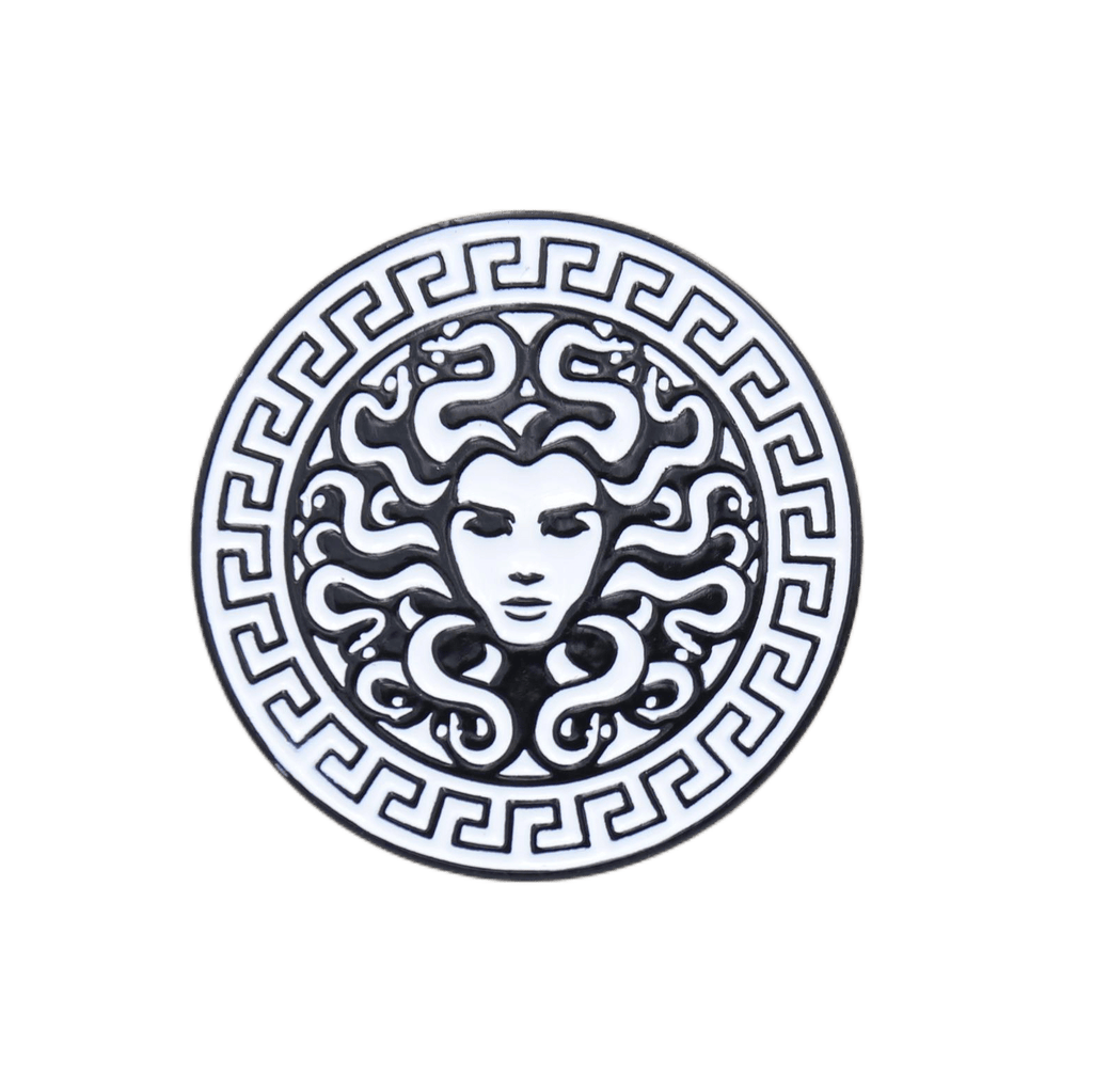 Medusa Enamel Pin - Greek Mythology Feminist Witch Lapel Pin