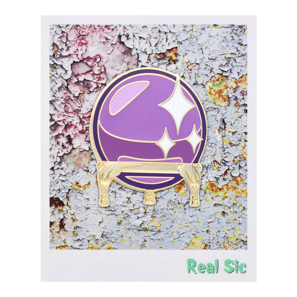Crystal Ball Occult & Kawaii Enamel Pin
