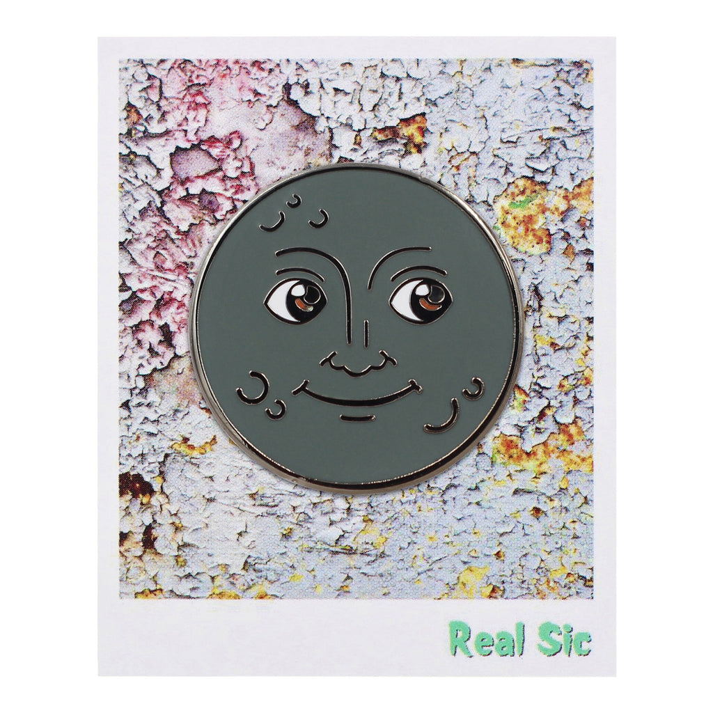 Moon Emoji – New Moon & Full Moon Enamel Pins
