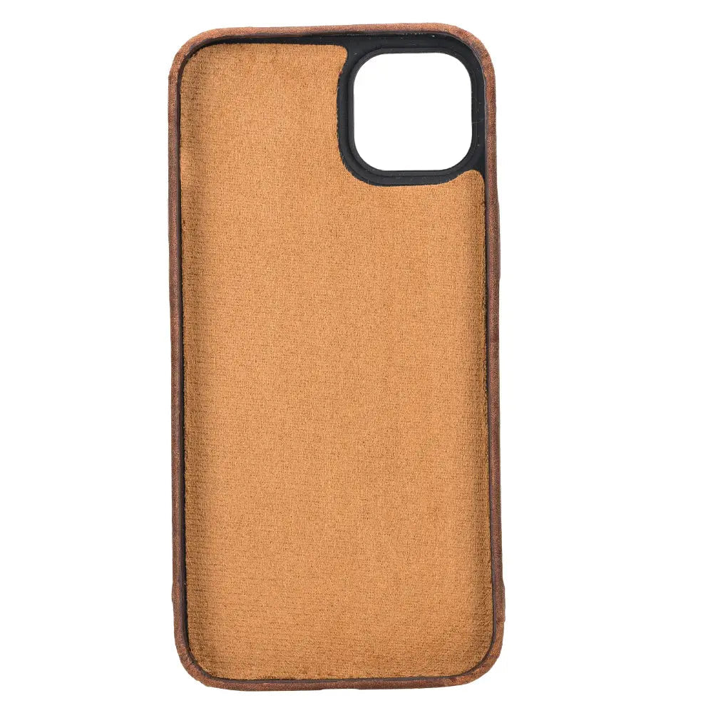 iPhone 15 Plus Genuine Leather Slim Case MagSafe – Rock Cover Series