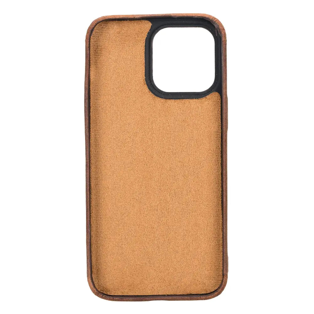 iPhone 15 Pro Max Genuine Leather Slim Case MagSafe – Rock Cover Series