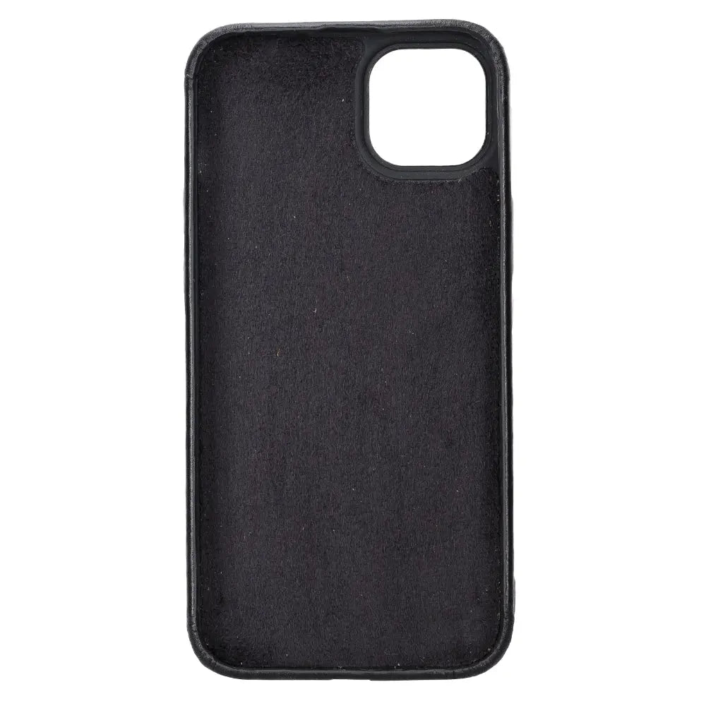 iPhone 15 Plus Genuine Leather Slim Case MagSafe – Rock Cover Series