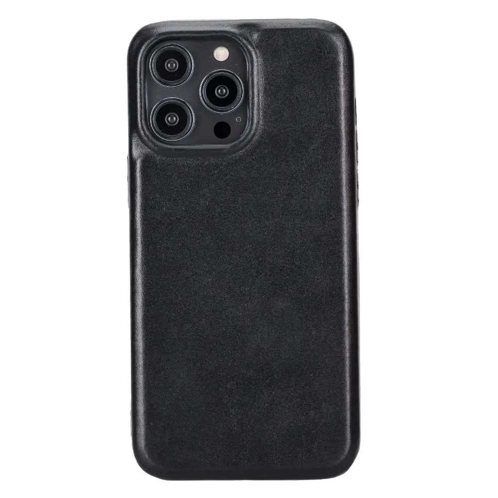 iPhone 15 Pro Genuine Leather Slim Case MagSafe – Rock Cover Series