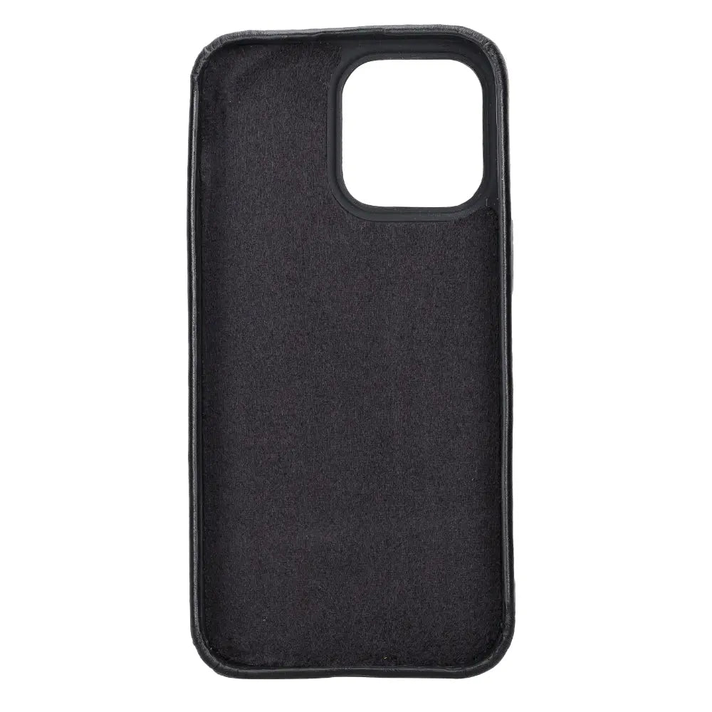 iPhone 15 Pro Genuine Leather Slim Case MagSafe – Rock Cover Series
