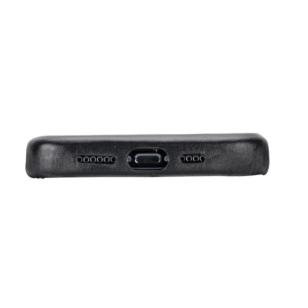 iPhone 15 Pro Genuine Leather Slim Case MagSafe – Rock Cover Series