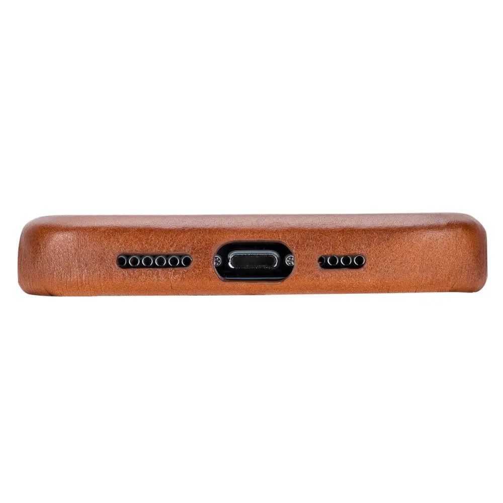 iPhone 15 Pro Max Genuine Leather Slim Case MagSafe – Rock Cover Series