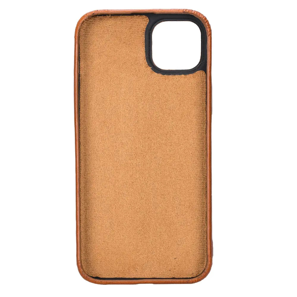 iPhone 15 Plus Genuine Leather Slim Case MagSafe – Rock Cover Series