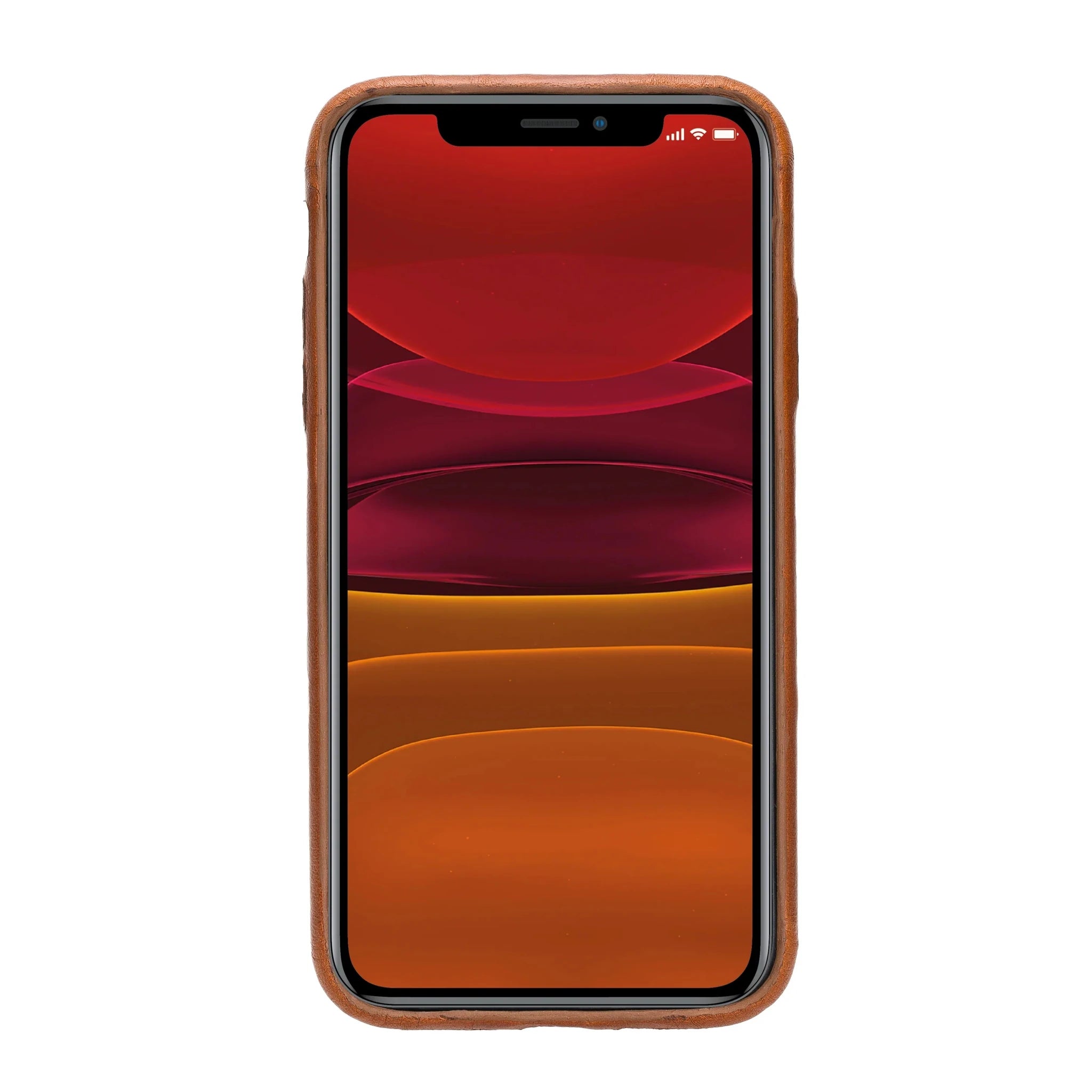 iPhone 11 Genuine Leather Slim Case – Rock Cover