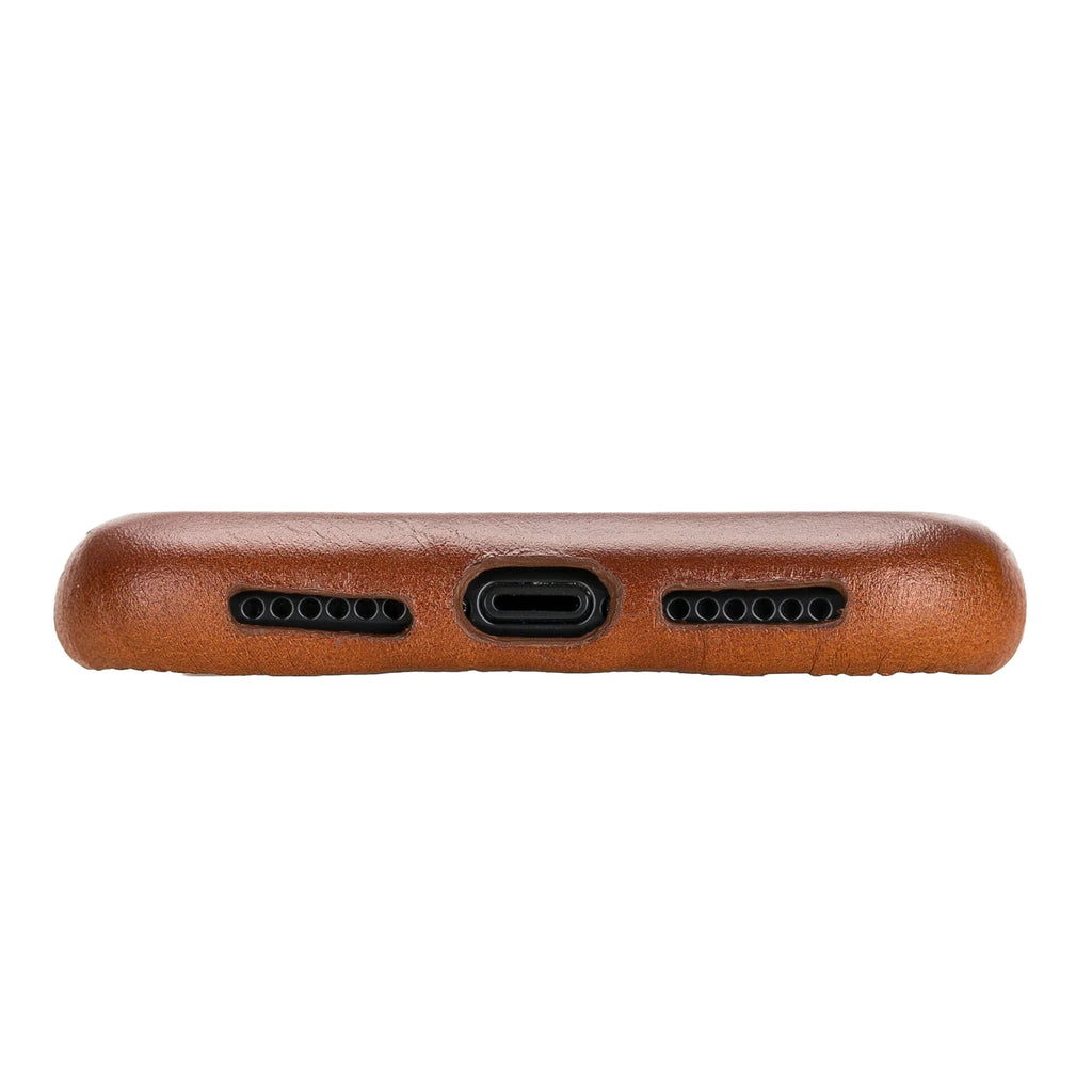 iPhone 11 Genuine Leather Slim Case – Rock Cover