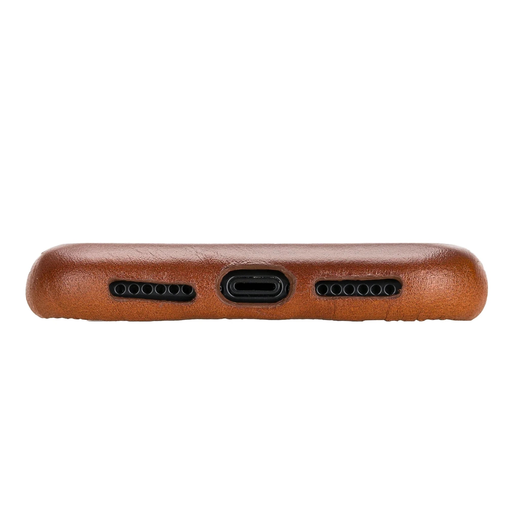 iPhone 11 Genuine Leather Slim Case – Rock Cover