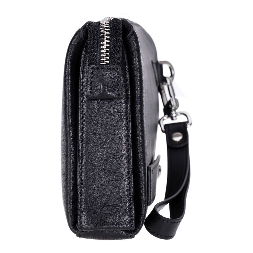 Lupus Leather Clutch Bag – Genuine Leather Wrist Clutch for Men & Women for Everyday Elegance | Minimal & Handcrafted
