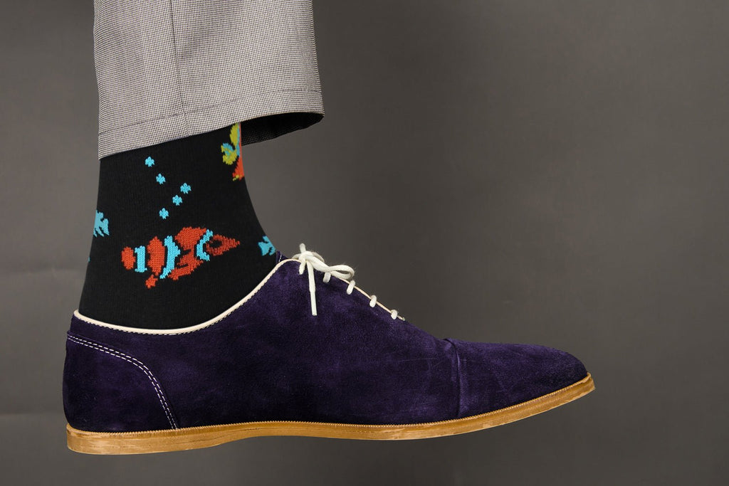 Tropical Fish Socks - Comfy Cotton for Men & Women