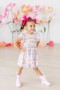 SALE Rainy Day Flutter Sleeve Twirl Dress