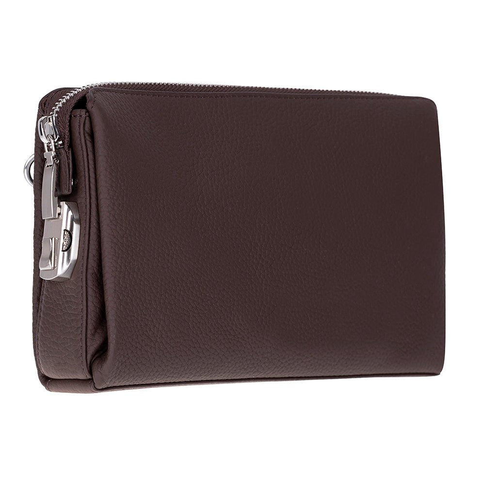 Lupus Leather Clutch Bag – Genuine Leather Wrist Clutch for Men & Women for Everyday Elegance | Minimal & Handcrafted