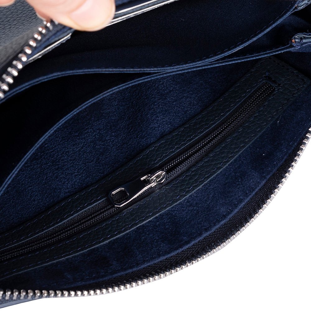 Lupus Leather Clutch Bag – Genuine Leather Wrist Clutch for Men & Women for Everyday Elegance | Minimal & Handcrafted