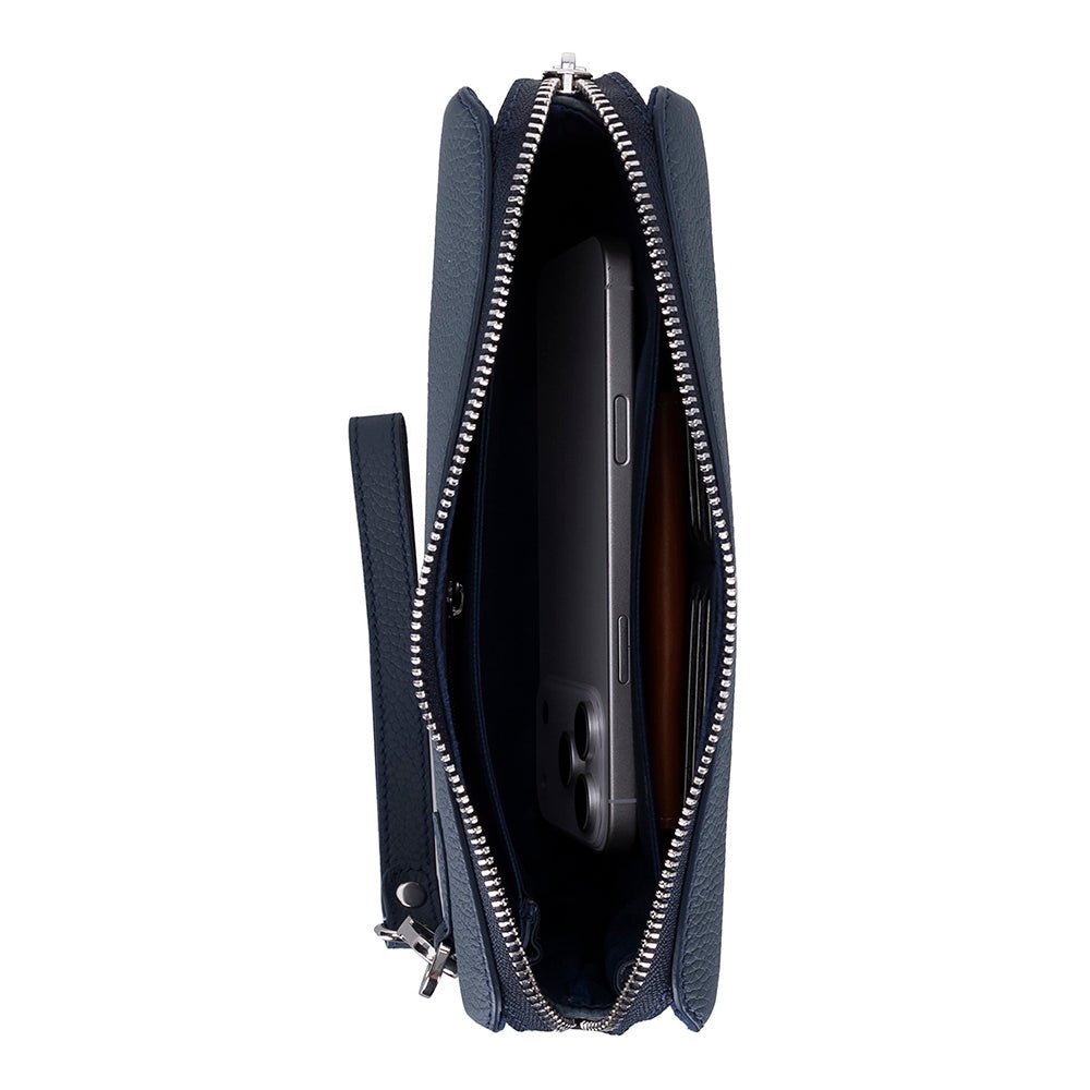 Lupus Leather Clutch Bag – Genuine Leather Wrist Clutch for Men & Women for Everyday Elegance | Minimal & Handcrafted