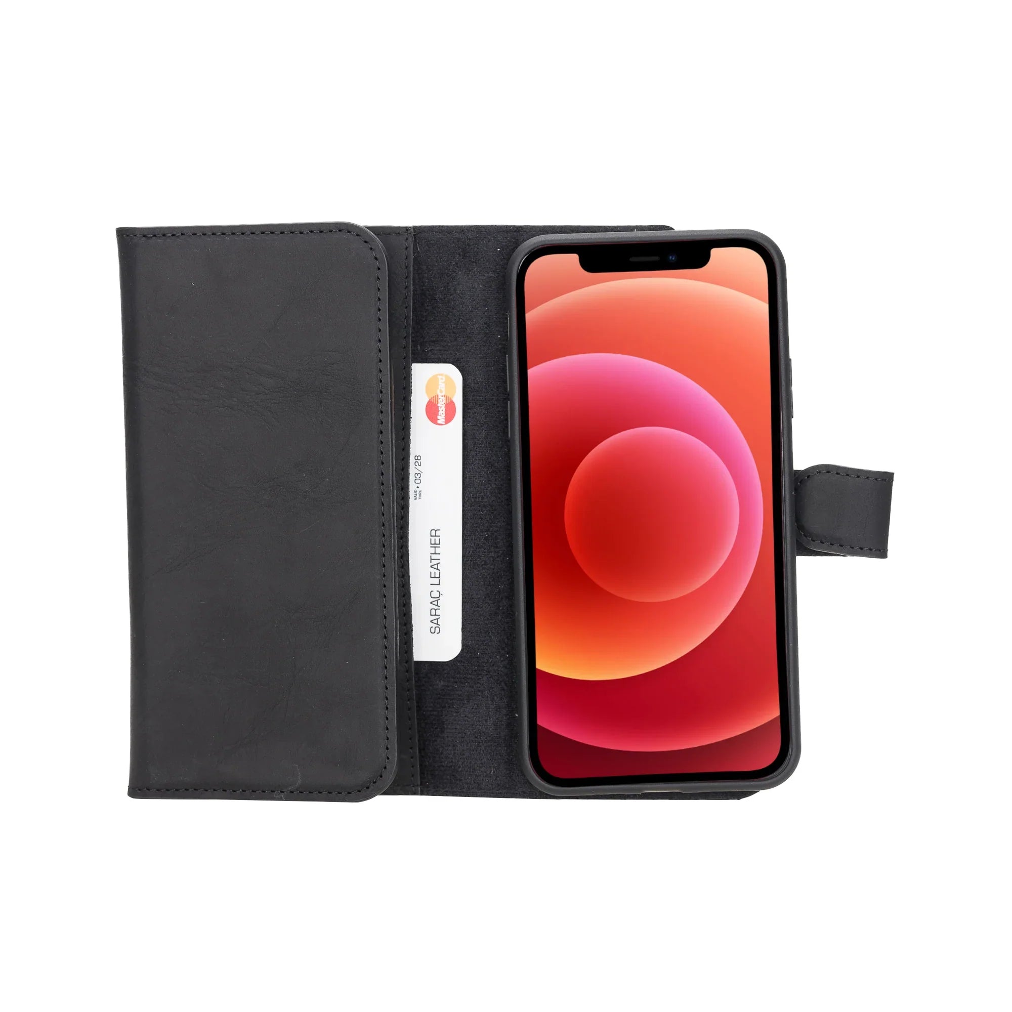 iPhone 11 Pro Max Leather Wallet Case Detachable RFID – Santa