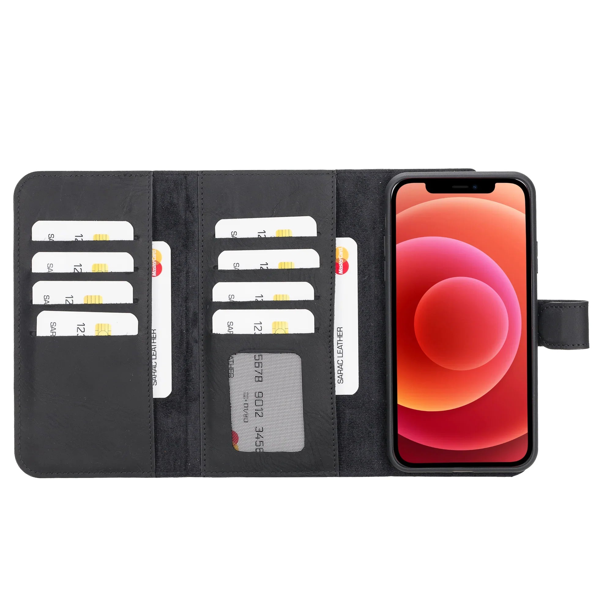 iPhone 11 Pro Max Leather Wallet Case Detachable RFID – Santa