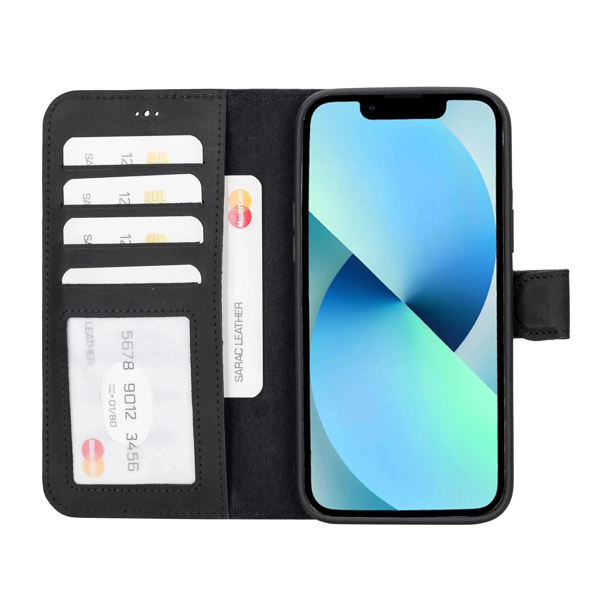 iPhone 14 Plus Leather Wallet Case Detachable RFID – Liluri