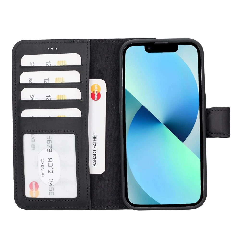 iPhone 14 Pro Leather Wallet Case Detachable RFID – Liluri