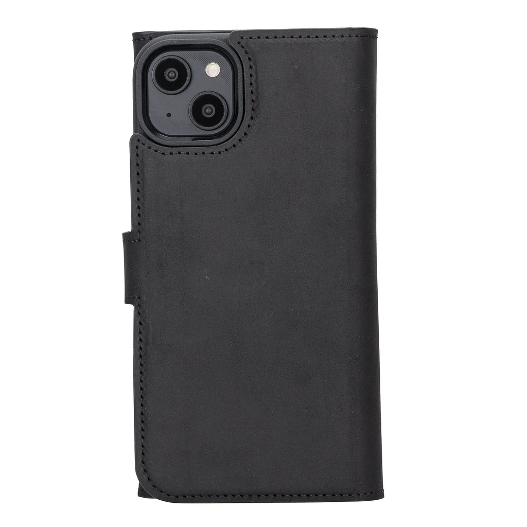 iPhone 14 Plus Leather Wallet Case Detachable RFID – Santa