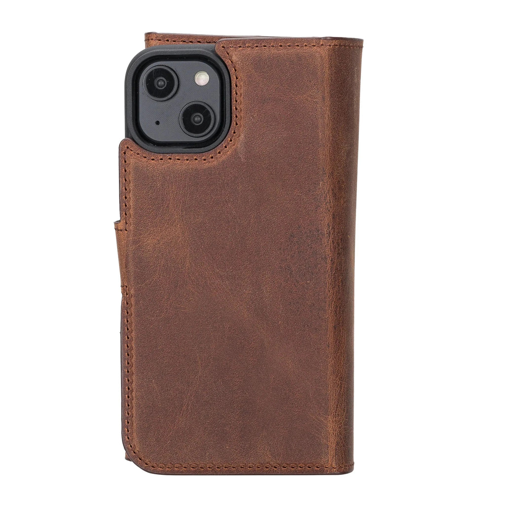 iPhone 14 Leather Wallet Case Detachable RFID – Santa