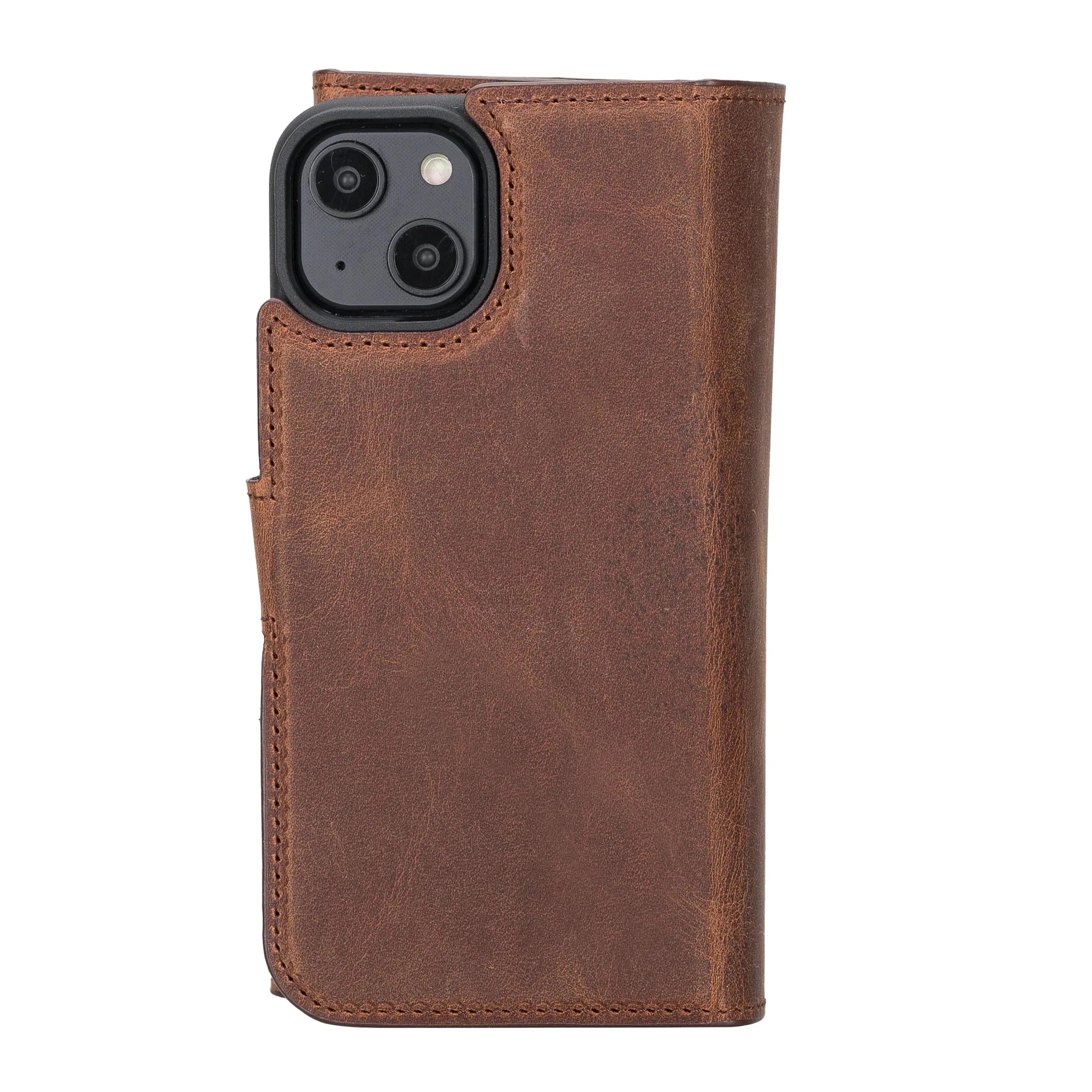 iPhone 14 Leather Wallet Case Detachable RFID – Santa