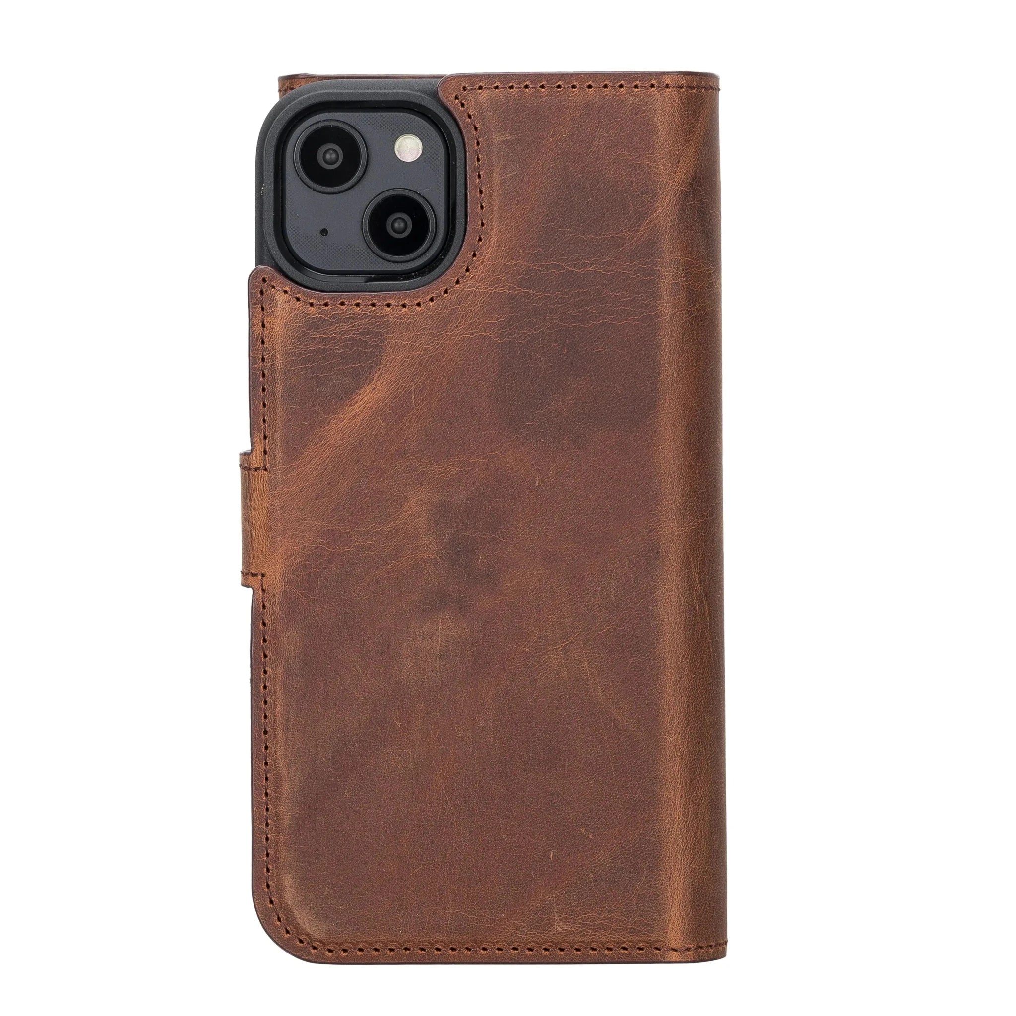 iPhone 14 Plus Leather Wallet Case Detachable RFID – Santa