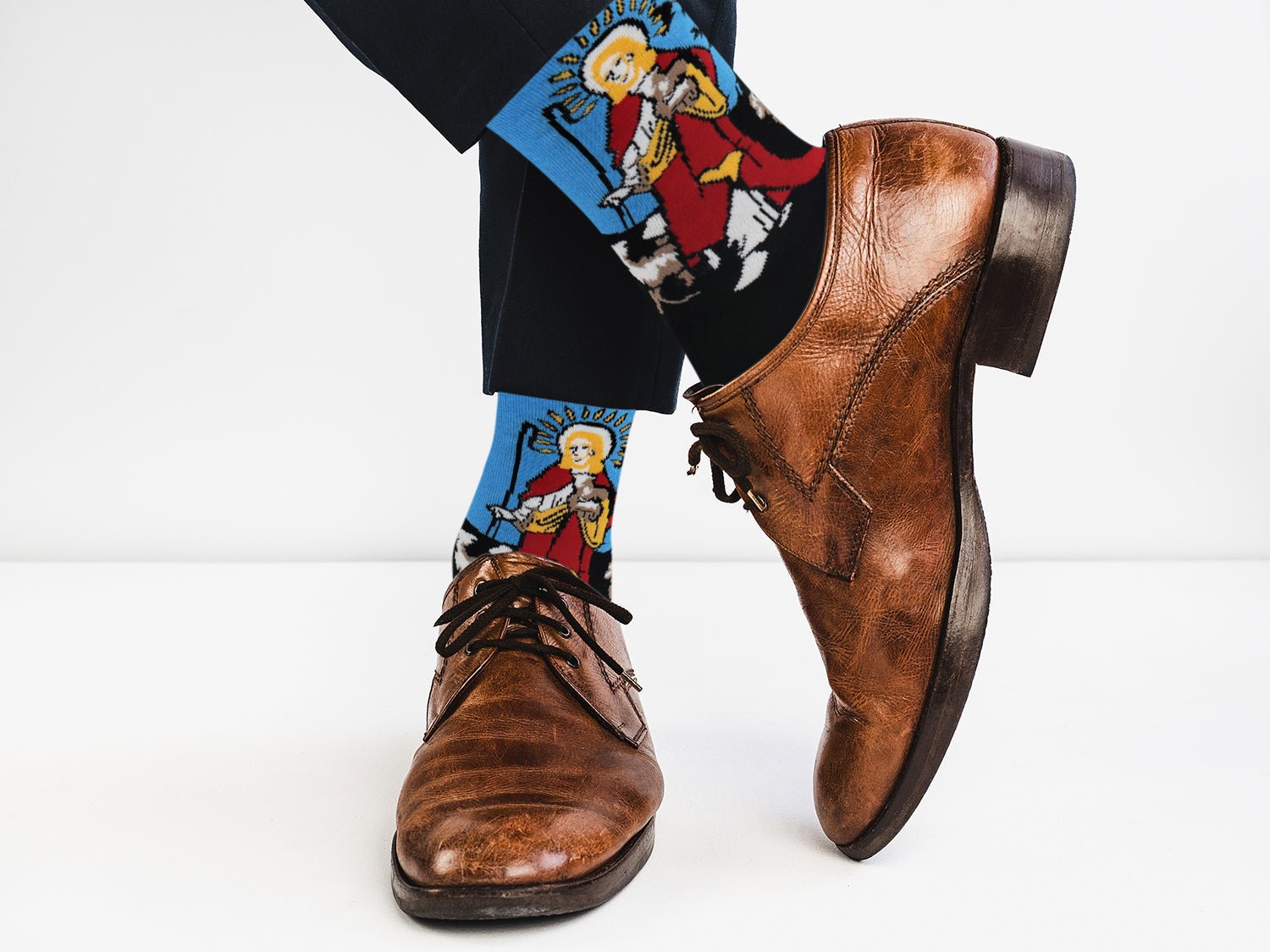 Jesus the Good Shepherd Socks - Comfy Cotton Socks for Men & Women
