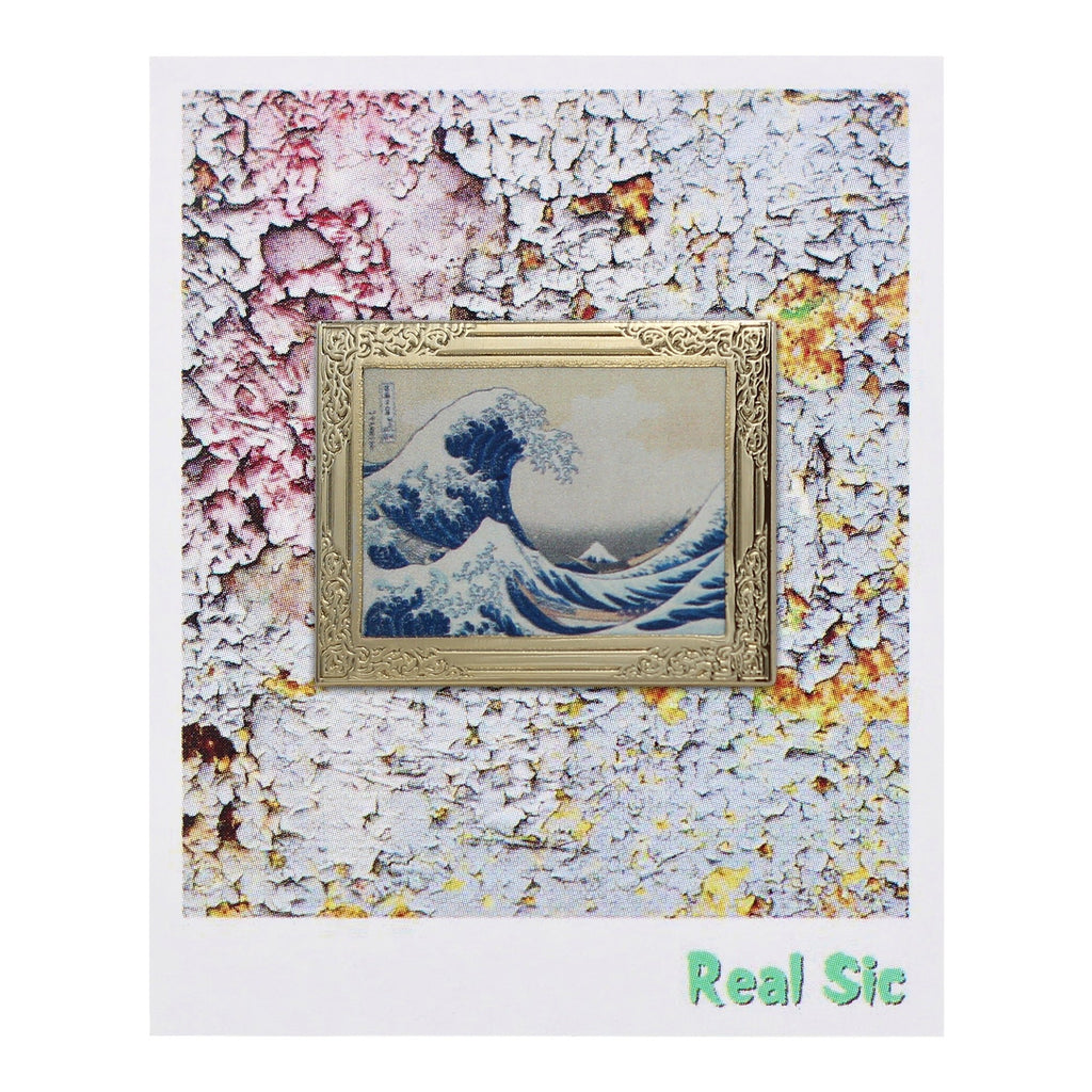 The Great Wave by Hokusai Art Frame Pin - Museum Souvenir Fine Art Lapel Pin