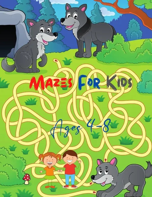 Mazes for kids ages 4-8: Easy activity mazes book - Paperback