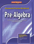 Pre-Algebra Homework Practice Workbook - Paperback
