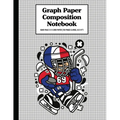Graph Paper Composition Notebook Quad Rule 5x5 Grid Paper - 150 Sheets (Large, 8.5 x 11"): Hockey Kid France - Paperback