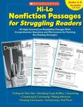 Hi-Lo Nonfiction Passages for Struggling Readers: Grades 4-5: 80 High-Interest/Low-Readability Passages with Comprehension Questions and Mini-Lessons - Paperback