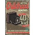 Best Ever Childhood Memories 1940s Word Search Entertainment: Things Only A 40s Kid Will Remember Word Search Book for Adults - Paperback