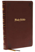 KJV Holy Bible: Large Print with 53,000 Center-Column Cross References, Brown Bonded Leather, Red Letter, Comfort Print: King James Version - Bonded Leather