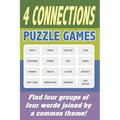4 Connections Puzzle Games: Find four groups of four words joined by a common theme! - Paperback
