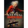 RockｴnｴRoll Nursing Home Coloring Book for Adults: Portrait Coloring Book Crazy Grandmas: playing poker, drinking, smoking, dancing, skateboarding... - Paperback