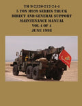 TM 9-2320-272-24-4 5 Ton M939 Series Truck Direct and General Support Maintenance Manual Vol 4 of 4 June 1998 - Paperback