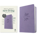 NLT Large Print Premium Value Thinline Bible, Filament-Enabled Edition (Leatherlike, Lavender Song) - Imitation Leather