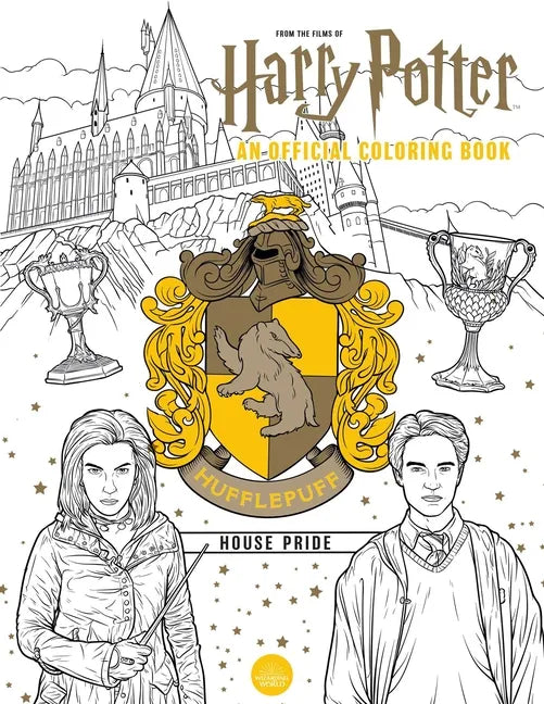 Harry Potter: Hufflepuff House Pride: The Official Coloring Book: (Gifts Books for Harry Potter Fans, Adult Coloring Books) - Paperback