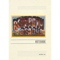 Vintage Lined Notebook Greetings from Rehoboth Beach - Paperback