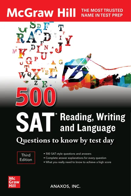 500 SAT Reading, Writing and Language Questions to Know by Test Day, Third Edition - Paperback