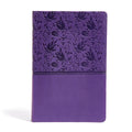 KJV Super Giant Print Reference Bible, Purple Leathertouch, Indexed - Imitation Leather