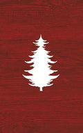 Christmas: A Red Hardcover Decorative Book for Decoration with Spine Text to Stack on Bookshelves, Decorate Coffee Tables, Christ - Hardcover