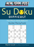 New York Post Difficult Su Doku: The Official Utterly Adictive Number-Placing Puzzle - Paperback