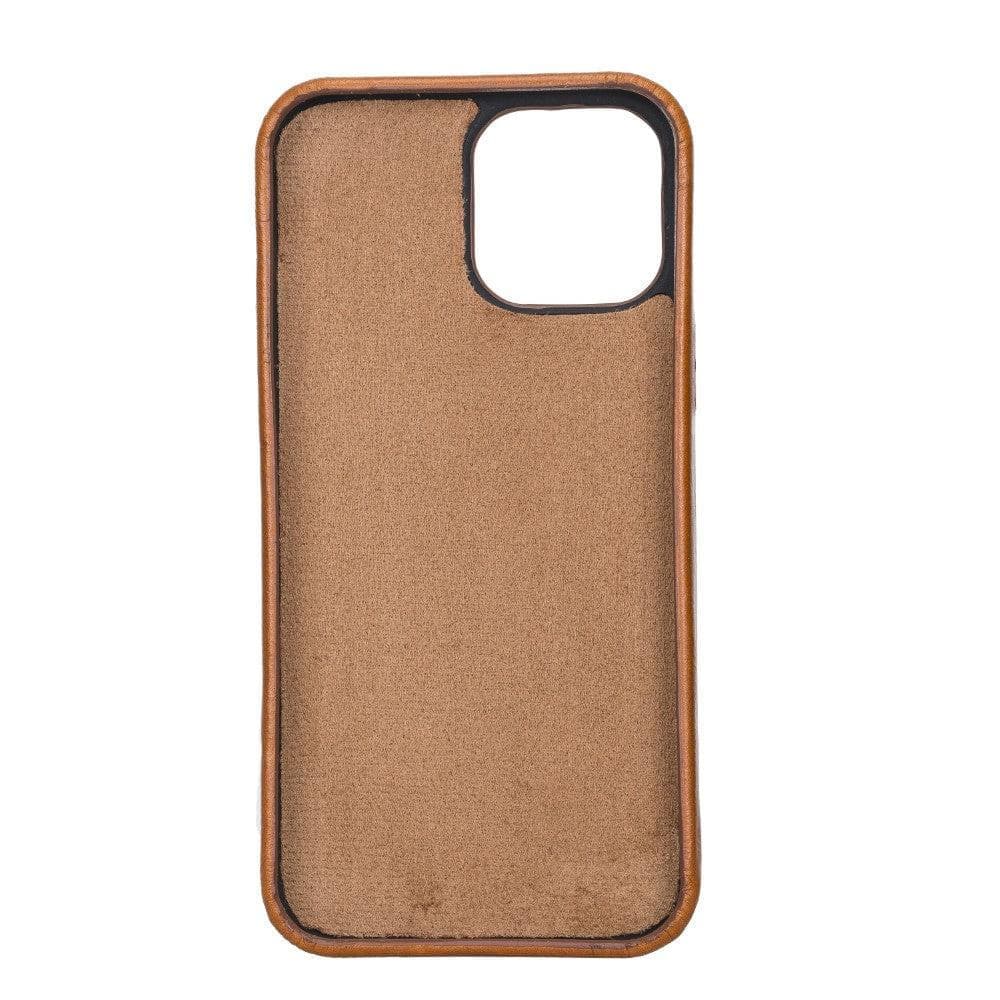 iPhone 14 Pro Genuine Leather Slim Case – Rock Cover