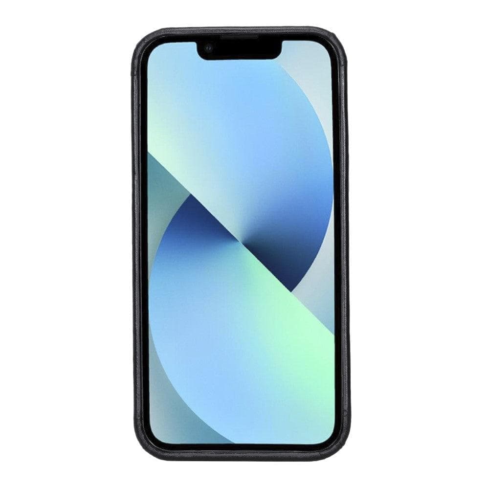 iPhone 14 Genuine Leather Slim Case – Rock Cover