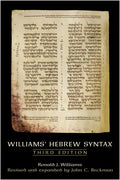 Williams' Hebrew Syntax, Third Edition - Paperback