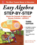 Easy Algebra Step-By-Step, Third Edition - Paperback